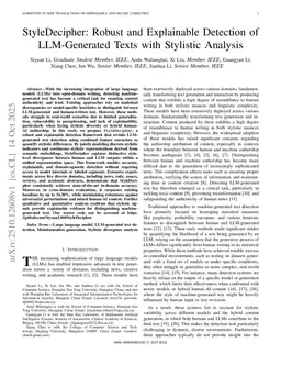 StyleDecipher: Robust and Explainable Detection of LLM-Generated Texts with Stylistic Analysis