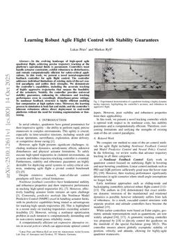 Learning Robust Agile Flight Control with Stability Guarantees