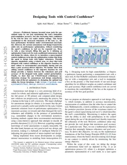 Designing Tools with Control Confidence