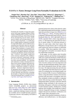 FaStfact: Faster, Stronger Long-Form Factuality Evaluations in LLMs