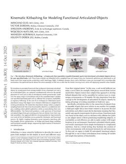 Kinematic Kitbashing for Modeling Functional Articulated Objects