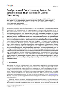 An Operational Deep Learning System for Satellite-Based High-Resolution Global Nowcasting