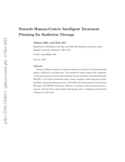 Towards Human-Centric Intelligent Treatment Planning for Radiation Therapy