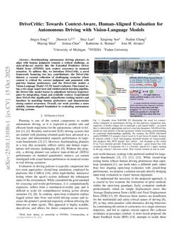 DriveCritic: Towards Context-Aware, Human-Aligned Evaluation for Autonomous Driving with Vision-Language Models