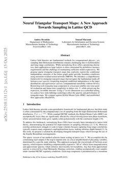 Neural Triangular Transport Maps: A New Approach Towards Sampling in Lattice QCD
