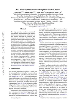 Text Anomaly Detection with Simplified Isolation Kernel