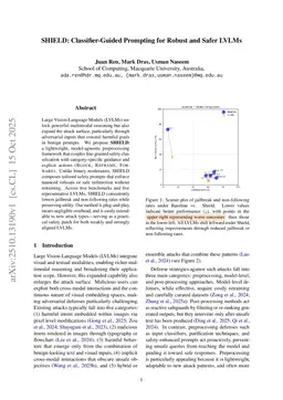 SHIELD: Classifier-Guided Prompting for Robust and Safer LVLMs