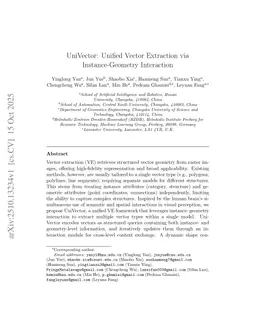 UniVector: Unified Vector Extraction via Instance-Geometry Interaction