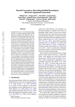 Beyond Correctness: Rewarding Faithful Reasoning in Retrieval-Augmented Generation