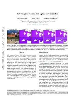 Removing Cost Volumes from Optical Flow Estimators