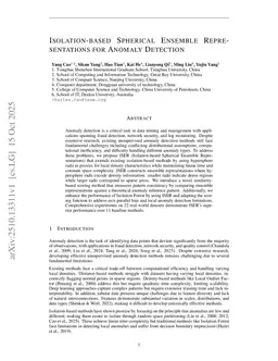 Isolation-based Spherical Ensemble Representations for Anomaly Detection