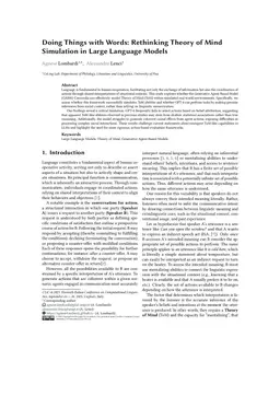 Doing Things with Words: Rethinking Theory of Mind Simulation in Large Language Models