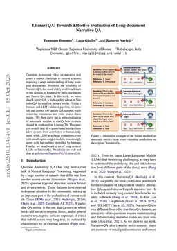 LiteraryQA: Towards Effective Evaluation of Long-document Narrative QA