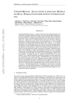 ConsintBench: Evaluating Language Models on Real-World Consumer Intent Understanding