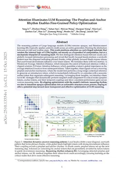 Attention Illuminates LLM Reasoning: The Preplan-and-Anchor Rhythm Enables Fine-Grained Policy Optimization