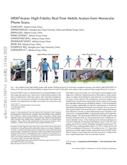 HRM^2Avatar: High-Fidelity Real-Time Mobile Avatars from Monocular Phone Scans