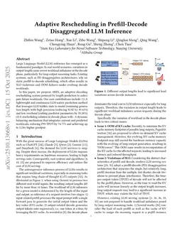 Adaptive Rescheduling in Prefill-Decode Disaggregated LLM Inference