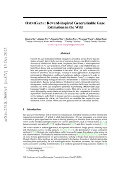 OmniGaze: Reward-inspired Generalizable Gaze Estimation In The Wild