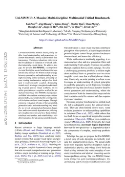 Uni-MMMU: A Massive Multi-discipline Multimodal Unified Benchmark