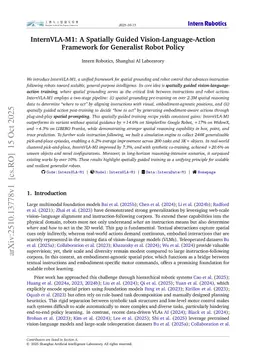 InternVLA-M1: A Spatially Guided Vision-Language-Action Framework for Generalist Robot Policy