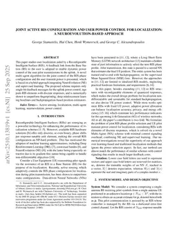 Joint Active RIS Configuration and User Power Control for Localization: A Neuroevolution-Based Approach