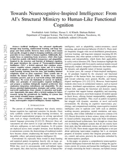 Towards Neurocognitive-Inspired Intelligence: From AI's Structural Mimicry to Human-Like Functional Cognition