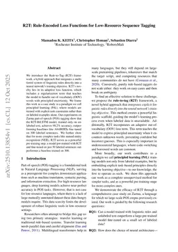 R2T: Rule-Encoded Loss Functions for Low-Resource Sequence Tagging