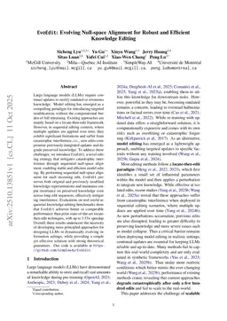 EvoEdit: Evolving Null-space Alignment for Robust and Efficient Knowledge Editing