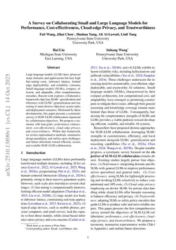 A Survey on Collaborating Small and Large Language Models for Performance, Cost-effectiveness, Cloud-edge Privacy, and Trustworthiness