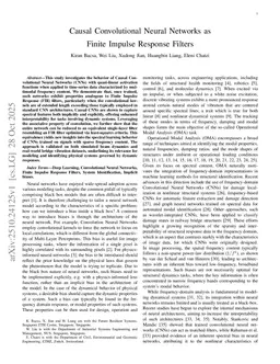 Causal Convolutional Neural Networks as Finite Impulse Response Filters