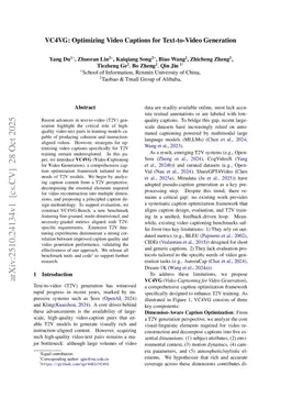 VC4VG: Optimizing Video Captions for Text-to-Video Generation