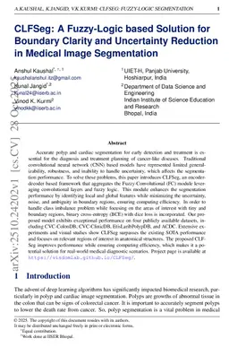 CLFSeg: A Fuzzy-Logic based Solution for Boundary Clarity and Uncertainty Reduction in Medical Image Segmentation