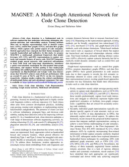 MAGNET: A Multi-Graph Attentional Network for Code Clone Detection