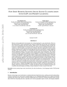 Few-Shot Remote Sensing Image Scene Classification with CLIP and Prompt Learning