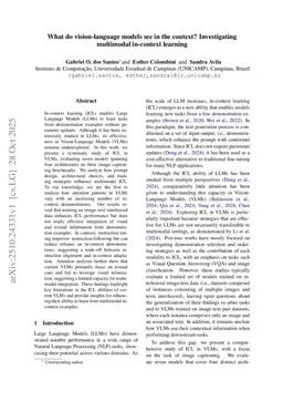 What do vision-language models see in the context? Investigating multimodal in-context learning