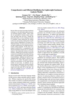 Comprehensive and Efficient Distillation for Lightweight Sentiment Analysis Models