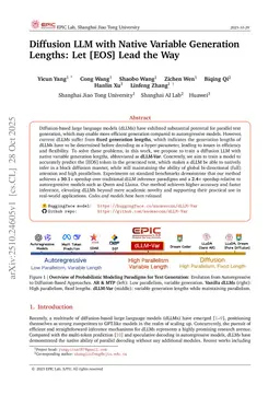 Diffusion LLM with Native Variable Generation Lengths: Let [EOS] Lead the Way