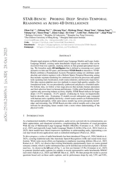 STAR-Bench: Probing Deep Spatio-Temporal Reasoning as Audio 4D Intelligence
