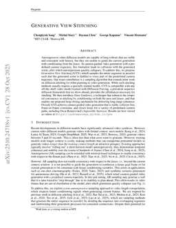 Generative View Stitching