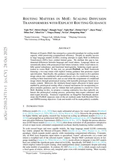 Routing Matters in MoE: Scaling Diffusion Transformers with Explicit Routing Guidance