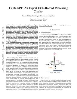 Cardi-GPT: An Expert ECG-Record Processing Chatbot