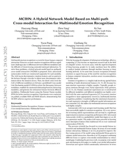 MCIHN: A Hybrid Network Model Based on Multi-path Cross-modal Interaction for Multimodal Emotion Recognition