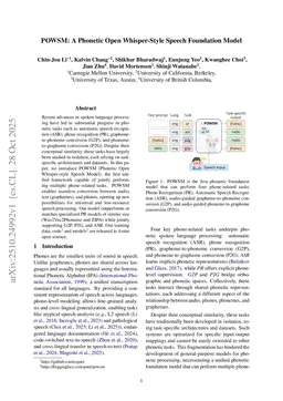 POWSM: A Phonetic Open Whisper-Style Speech Foundation Model