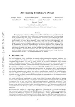Automating Benchmark Design