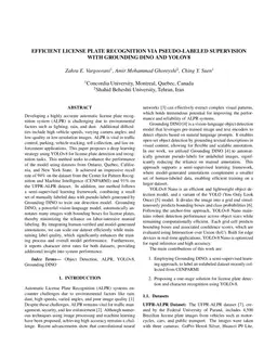 Efficient License Plate Recognition via Pseudo-Labeled Supervision with Grounding DINO and YOLOv8