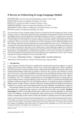 A Survey on Unlearning in Large Language Models