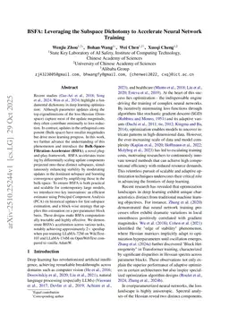 BSFA: Leveraging the Subspace Dichotomy to Accelerate Neural Network Training