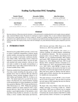 Scaling Up Bayesian DAG Sampling