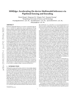 MMEdge: Accelerating On-device Multimodal Inference via Pipelined Sensing and Encoding