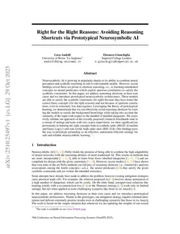 Right for the Right Reasons: Avoiding Reasoning Shortcuts via Prototypical Neurosymbolic AI